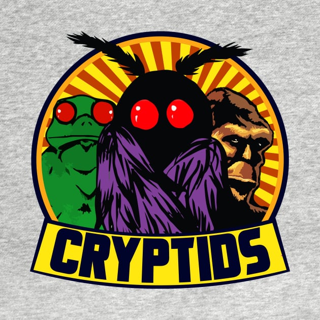CRYPTIDS by theanomalius_merch